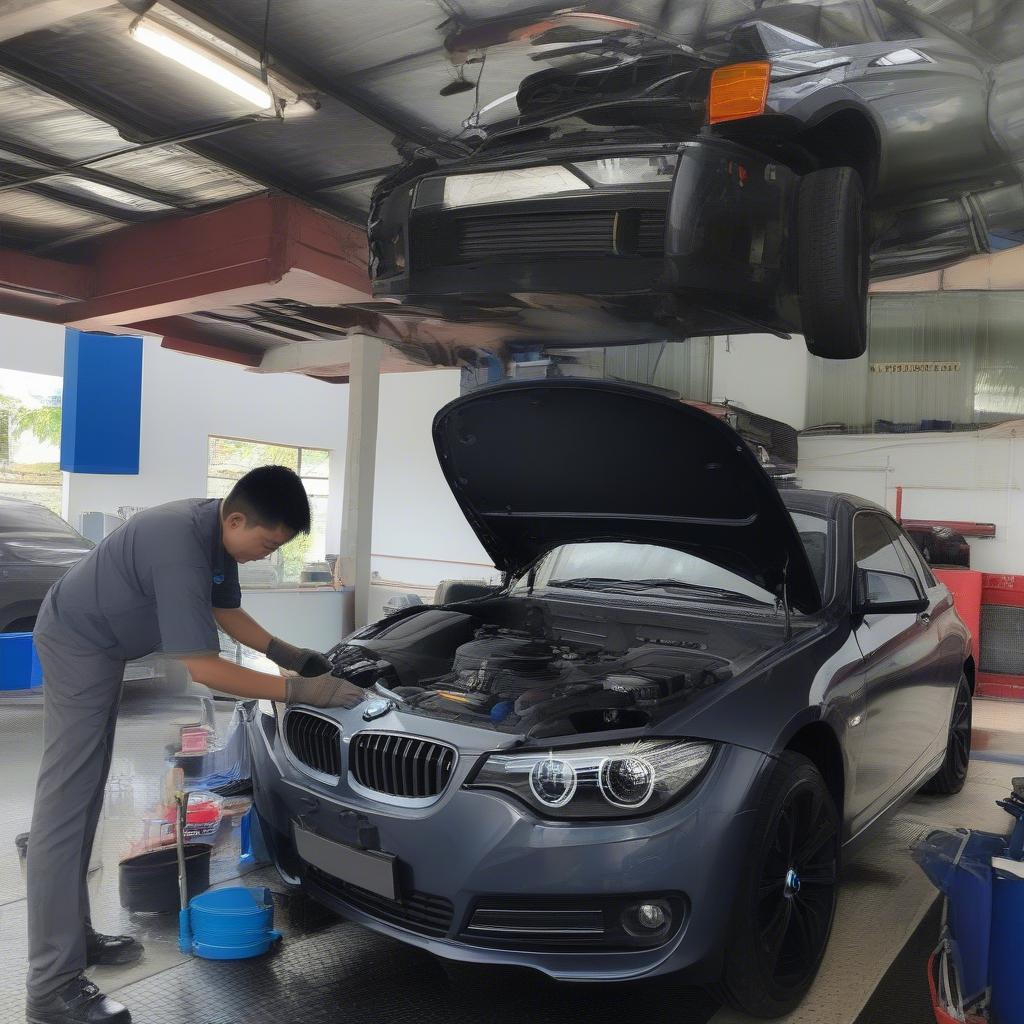 Bảo dưỡng định kỳ BMW tại Nguyễn Lương Bằng