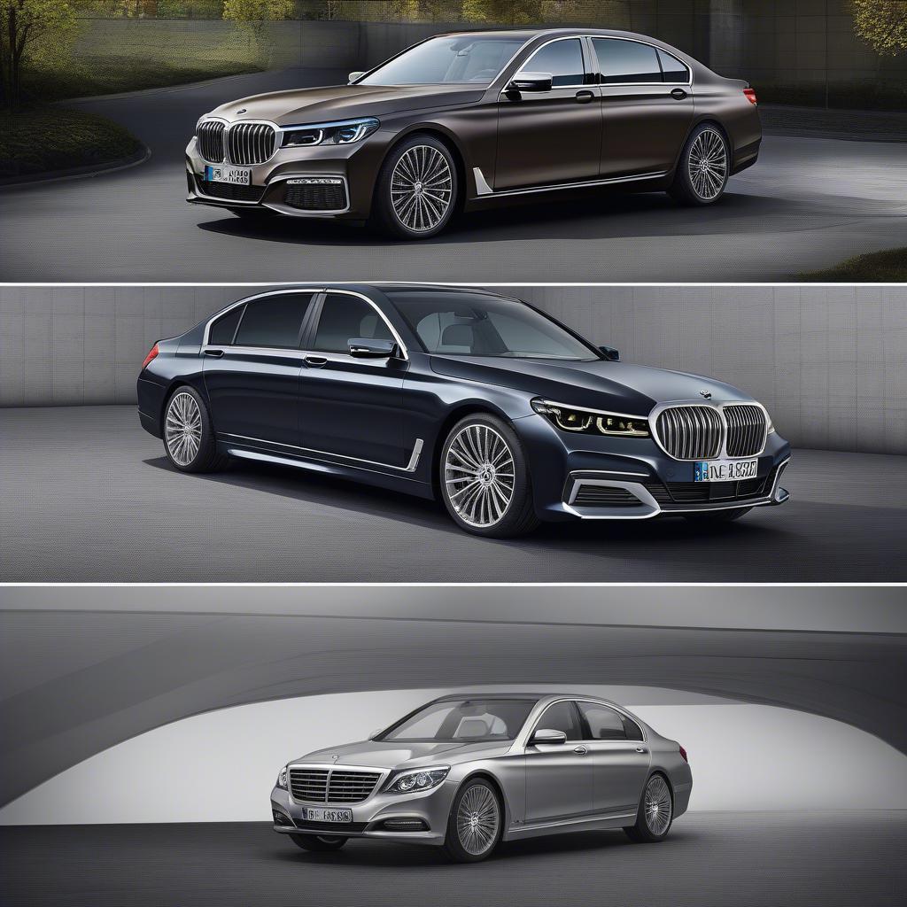 So sánh ngoại thất BMW 7 Series và Mercedes S-Class