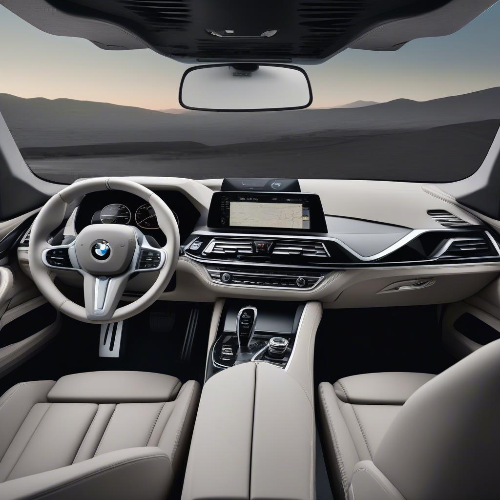 BMW Hybrid Supercar Interior