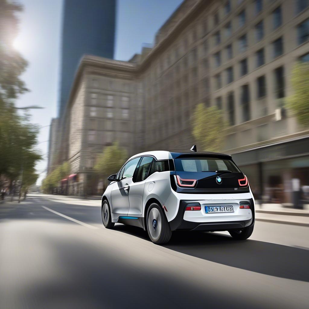 BMW i3 Electric Car 2017: Vận hành êm ái trên đường phố