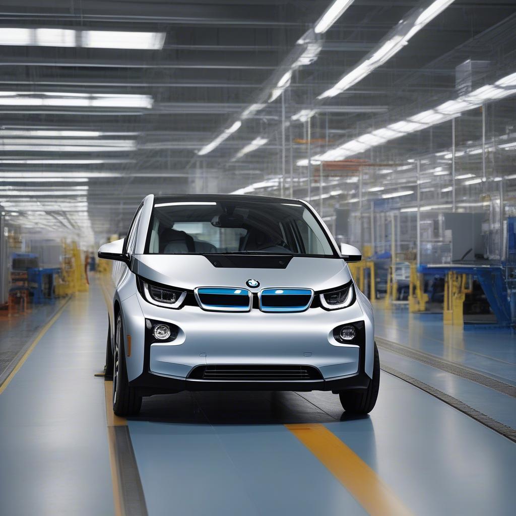 Chiếc BMW i3 hoàn thiện