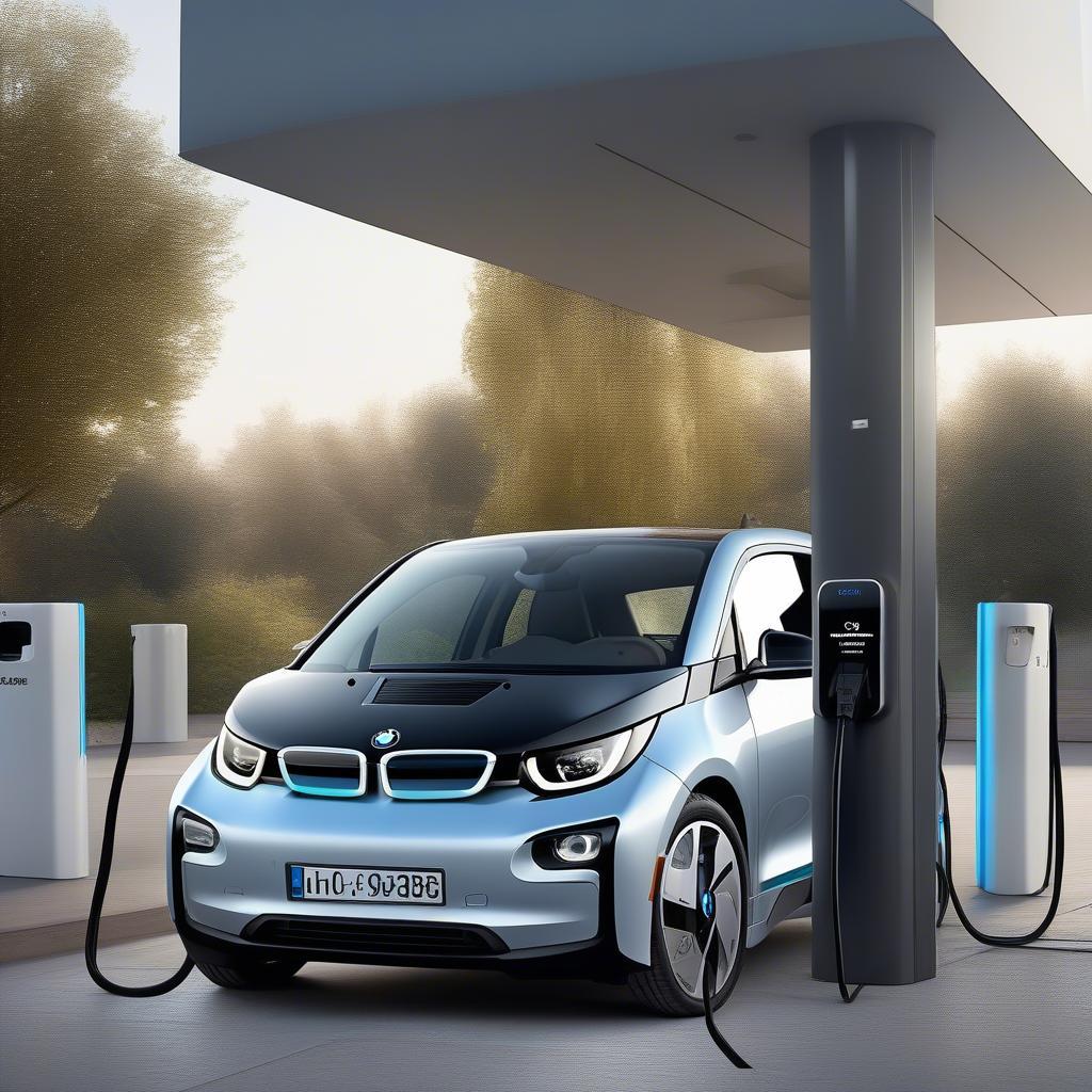 BMW i3 i01: Sạc điện nhanh chóng và tiện lợi