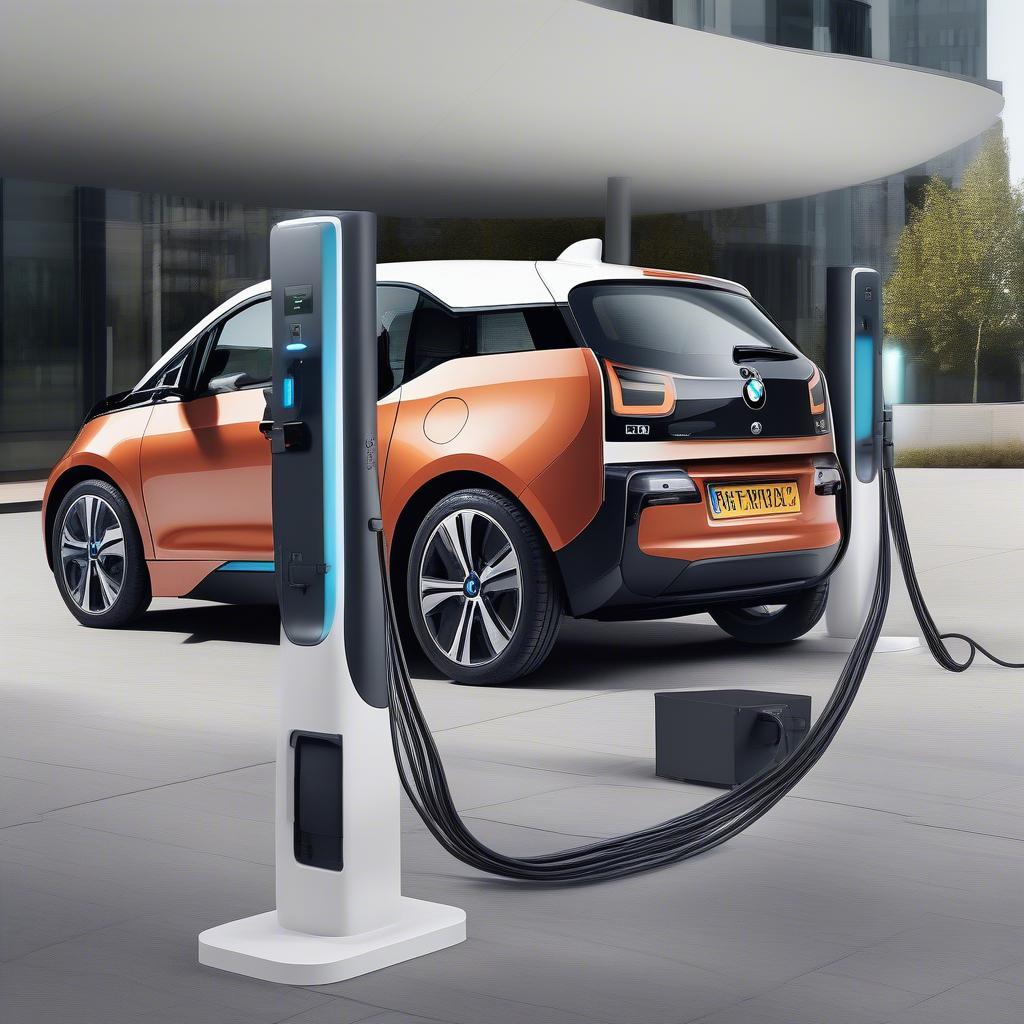 BMW i3 Range Extender Sạc điện