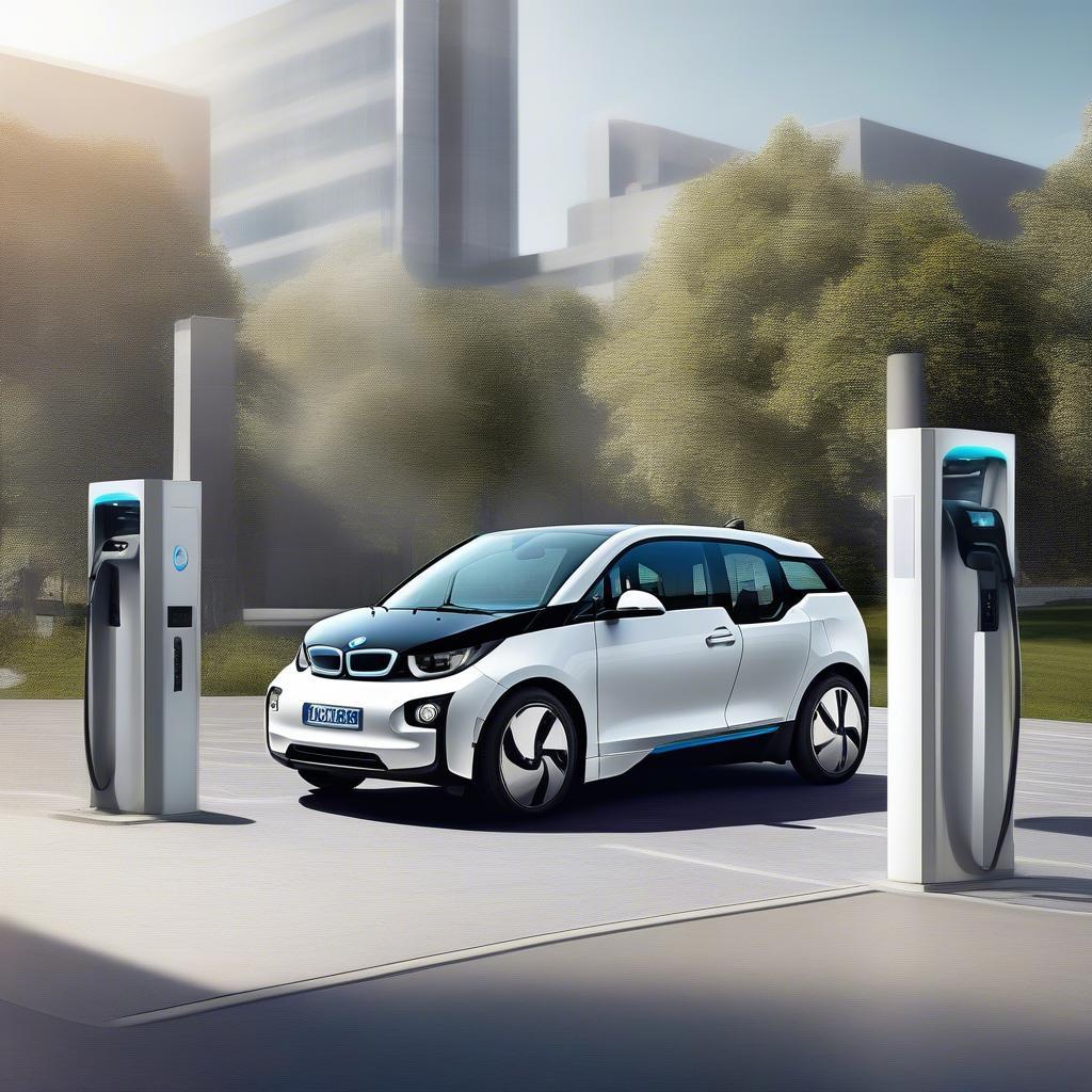 BMW i3: Sạc điện nhanh chóng và tiện lợi