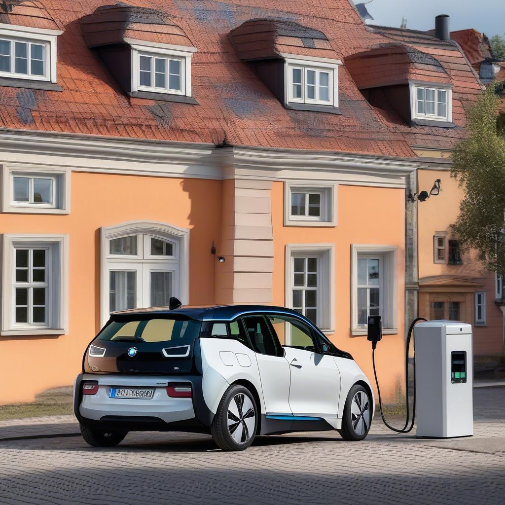 BMW i3 Sạc Điện tại Thụy Điển