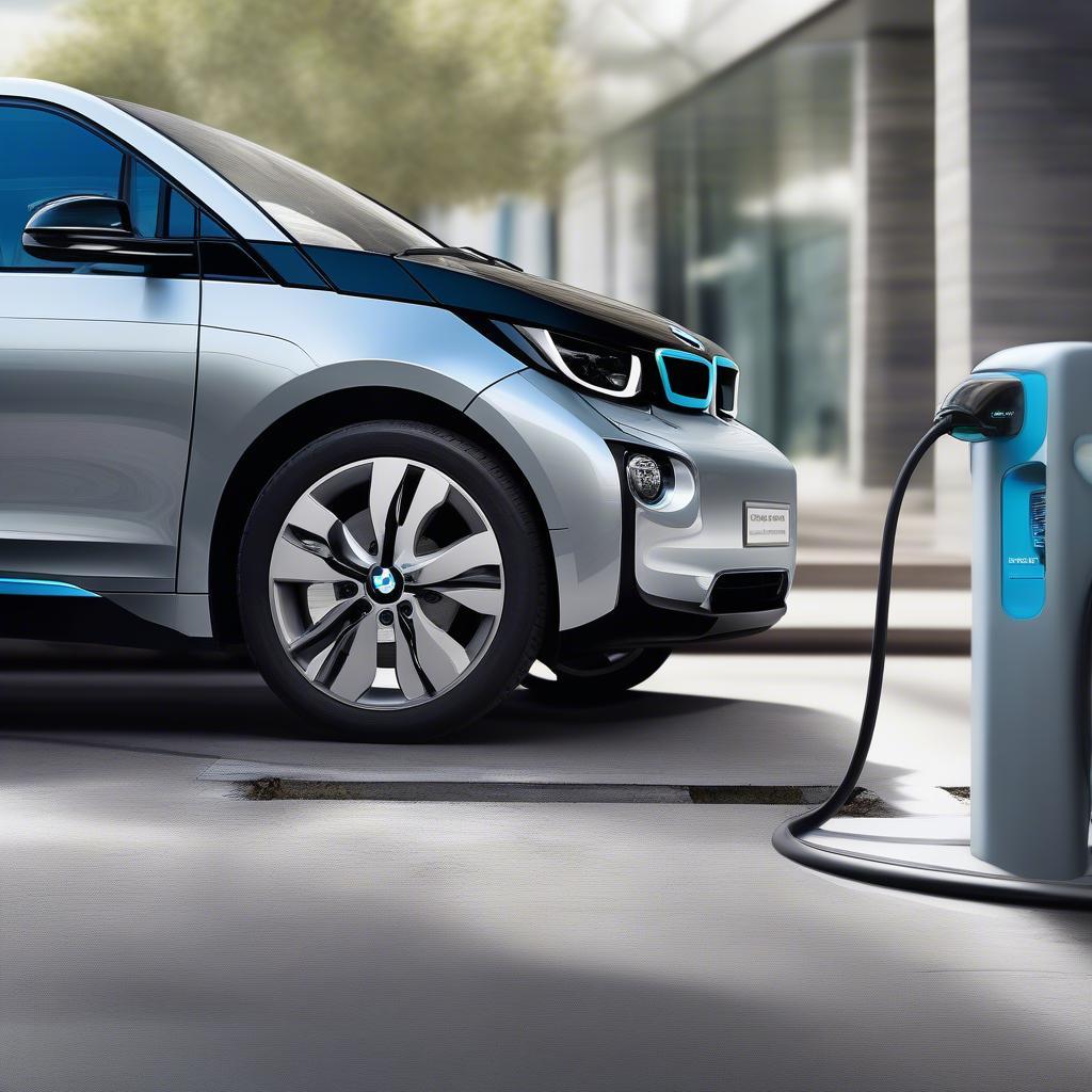 BMW i3 Sedan Đang Sạc Điện