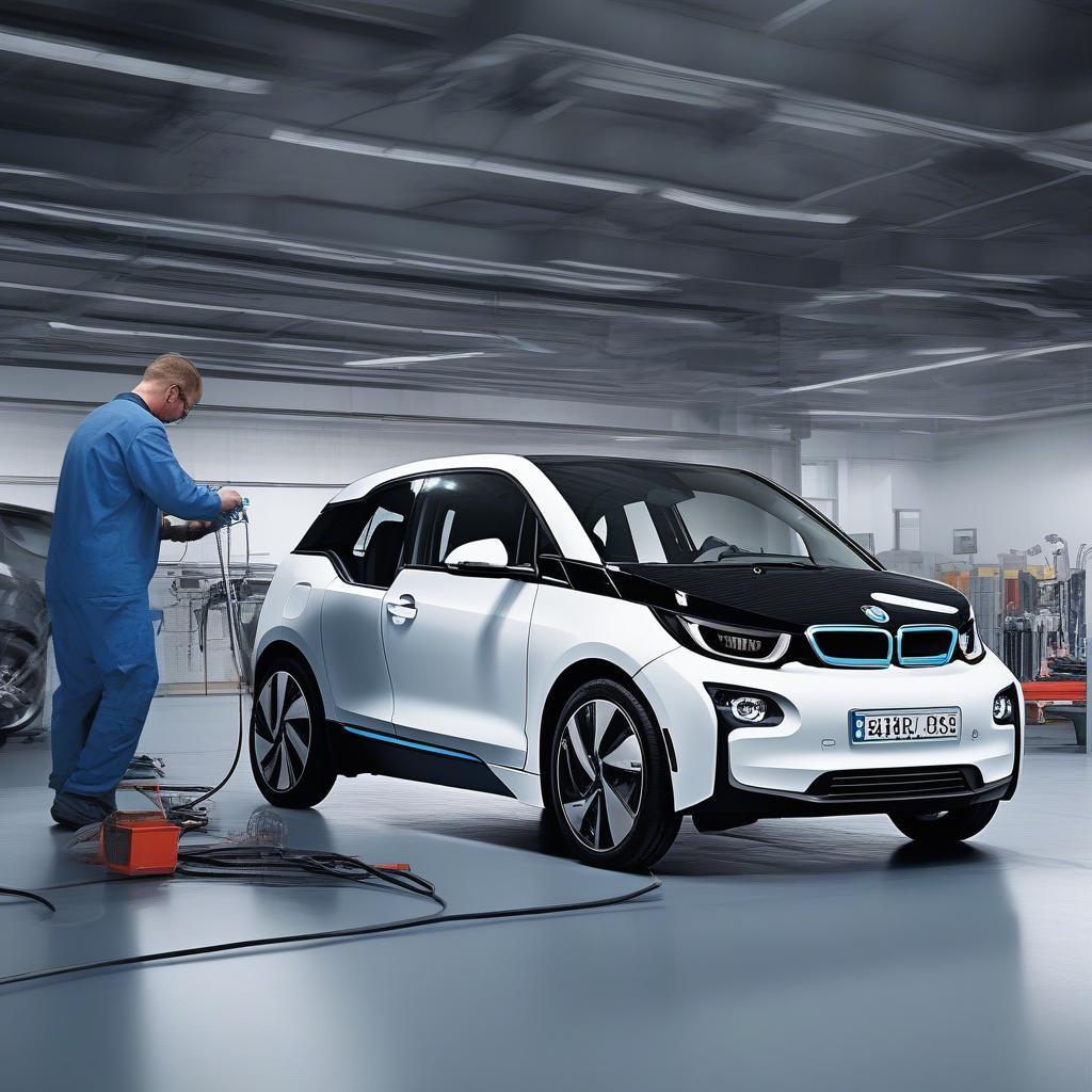 Bảo dưỡng BMW i3 segunda mano tại Đức