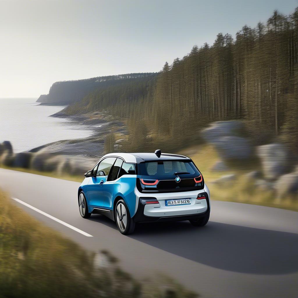 BMW i3 trên Đường phố Thụy Điển