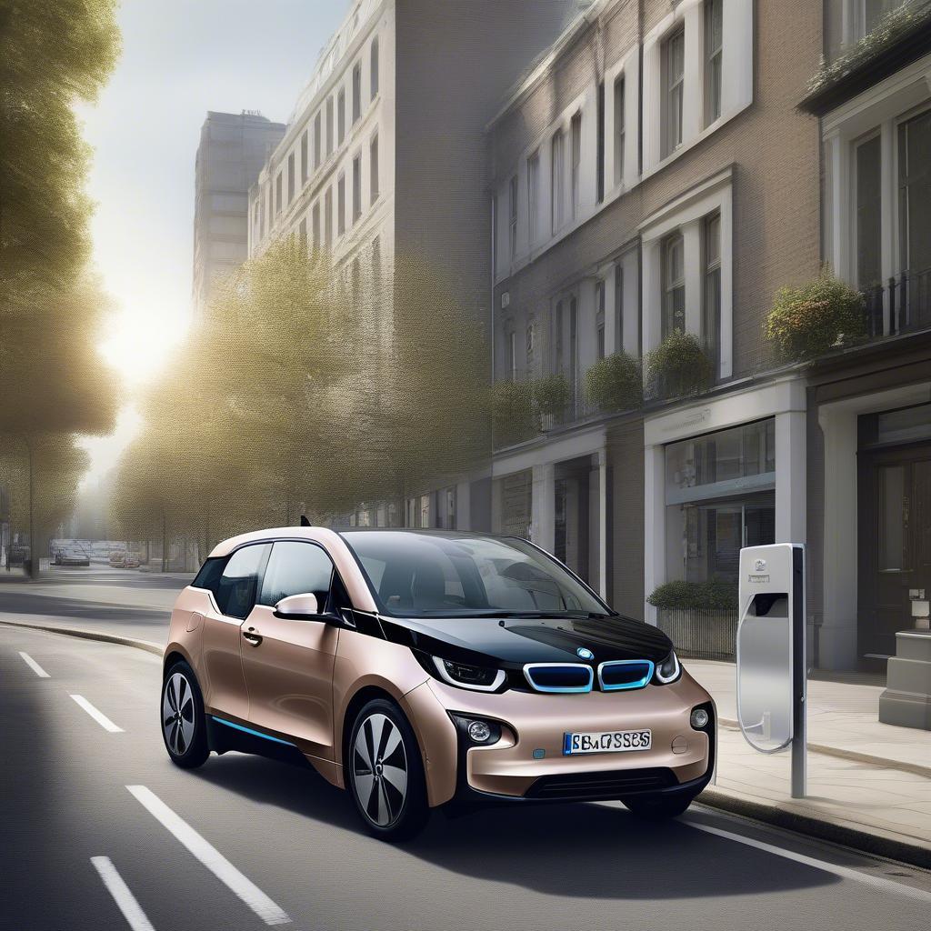 BMW i3 UK trên đường phố Anh