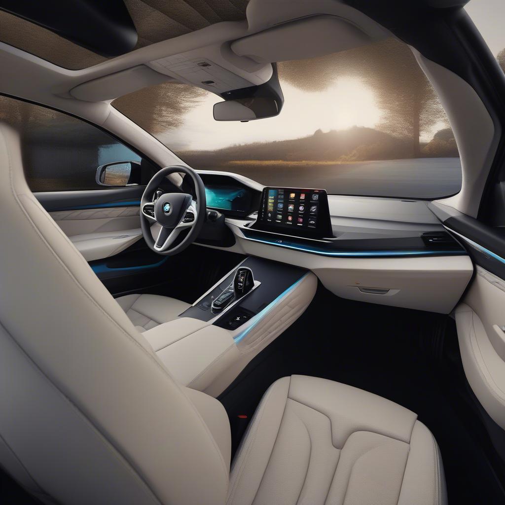 BMW i4 Nội thất hiện đại