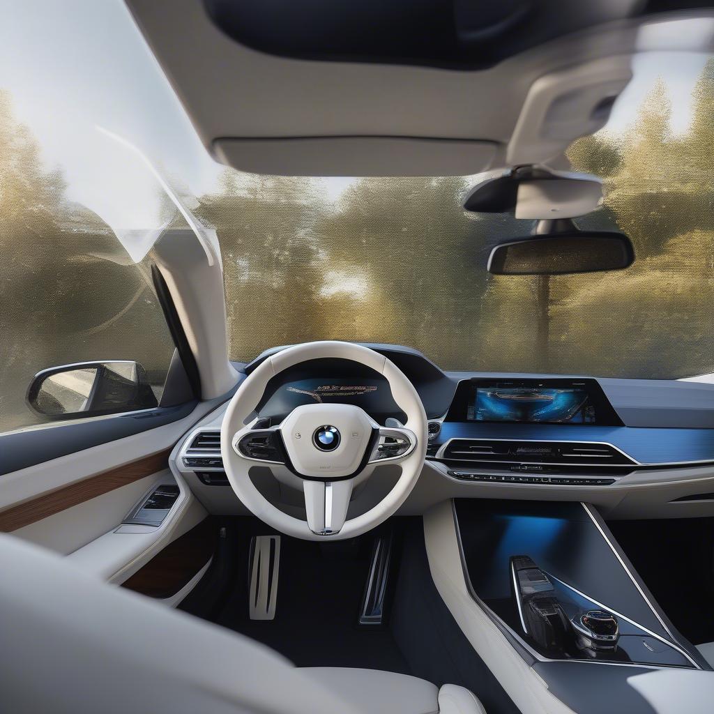 Nội thất sang trọng và hiện đại của BMW i7