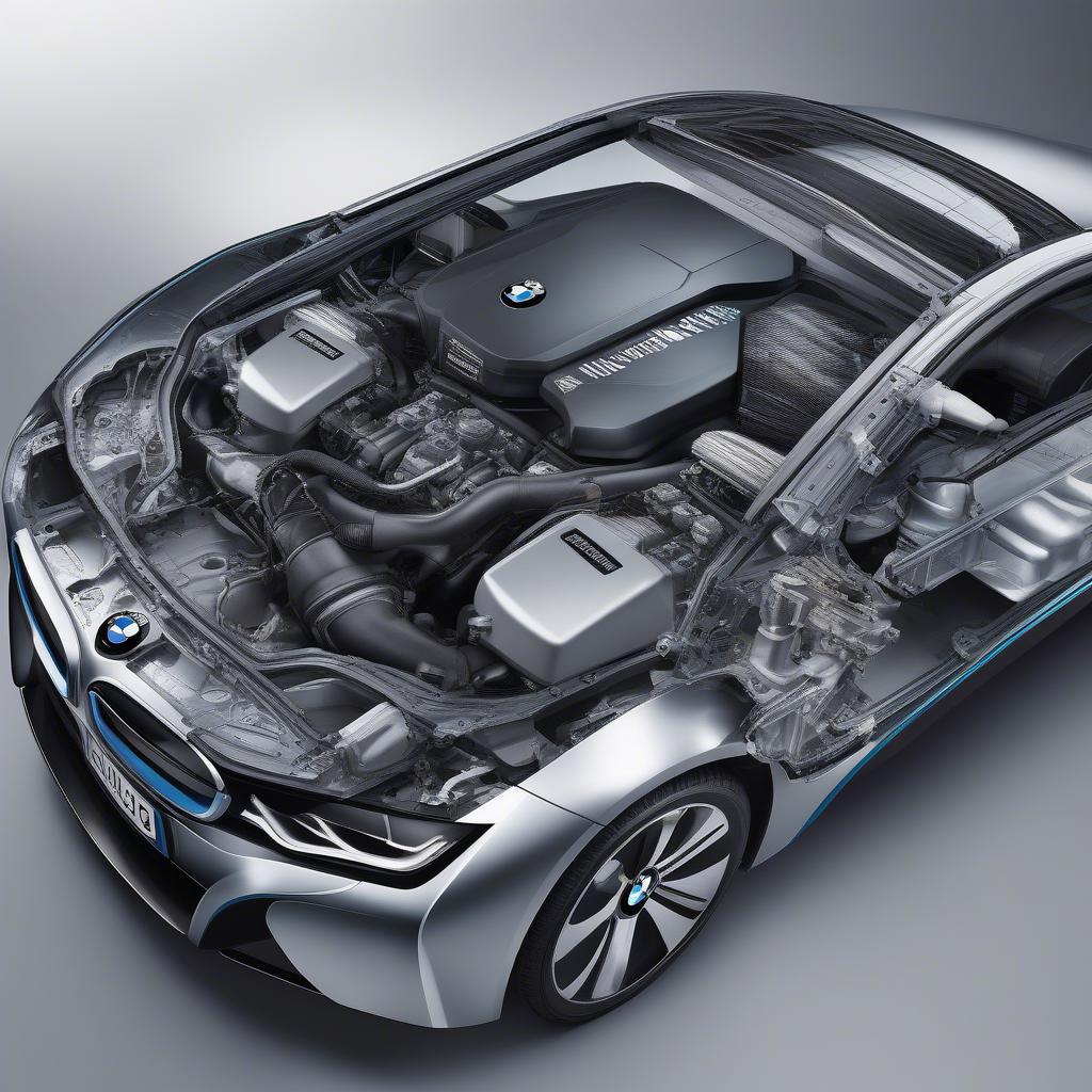 BMW i8 2016 Động Cơ