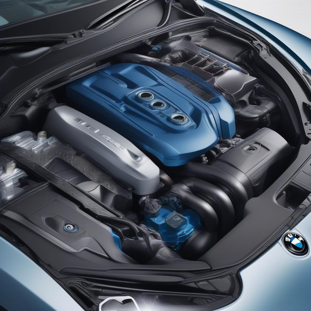 BMW i8 Xanh Động Cơ Hybrid Tiên Tiến