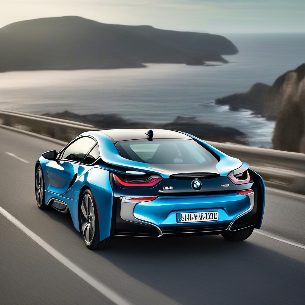 BMW i8 Xanh Ngoại Thất Đẹp Mắt