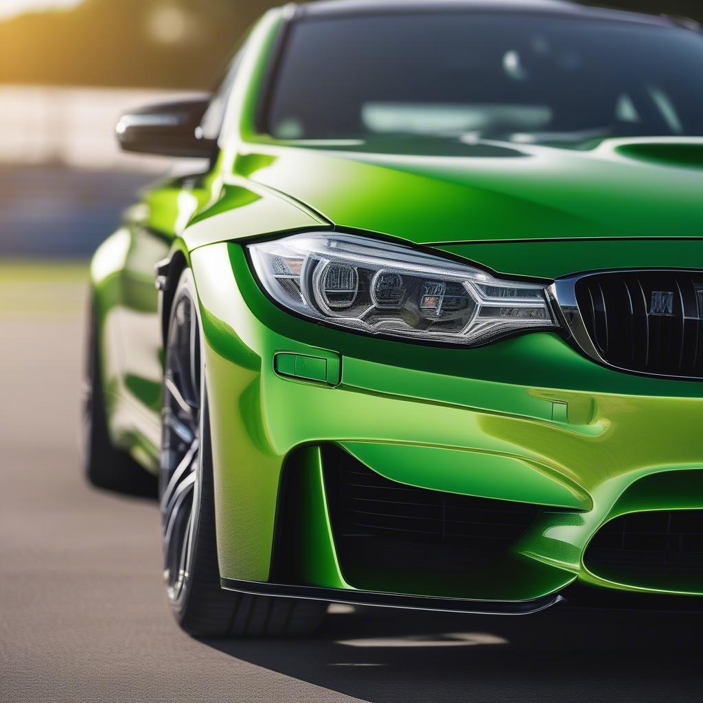 BMW M4 Green Ngoại Thất