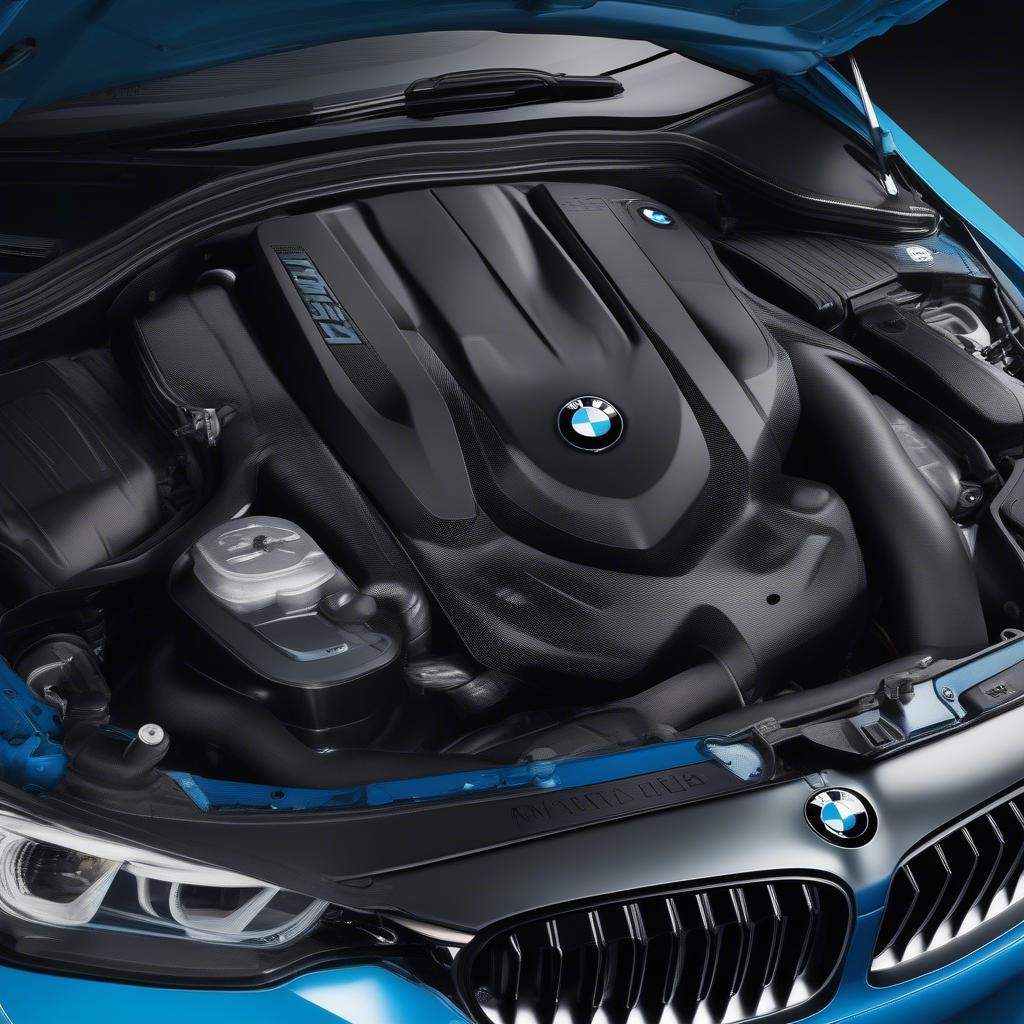 Động cơ BMW M4 Yas Marina Blue