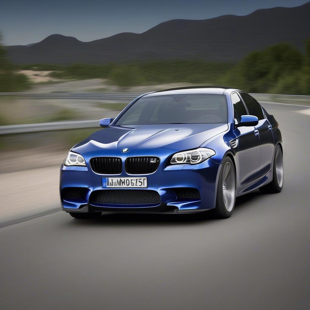 Ngoại thất thể thao của BMW M5 2011