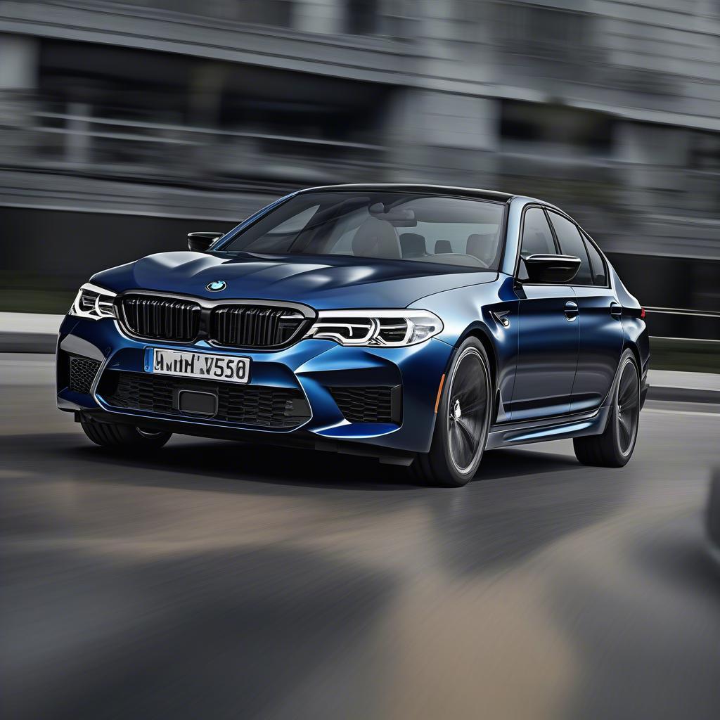 Thiết kế ngoại thất đẳng cấp của BMW M550i 2019