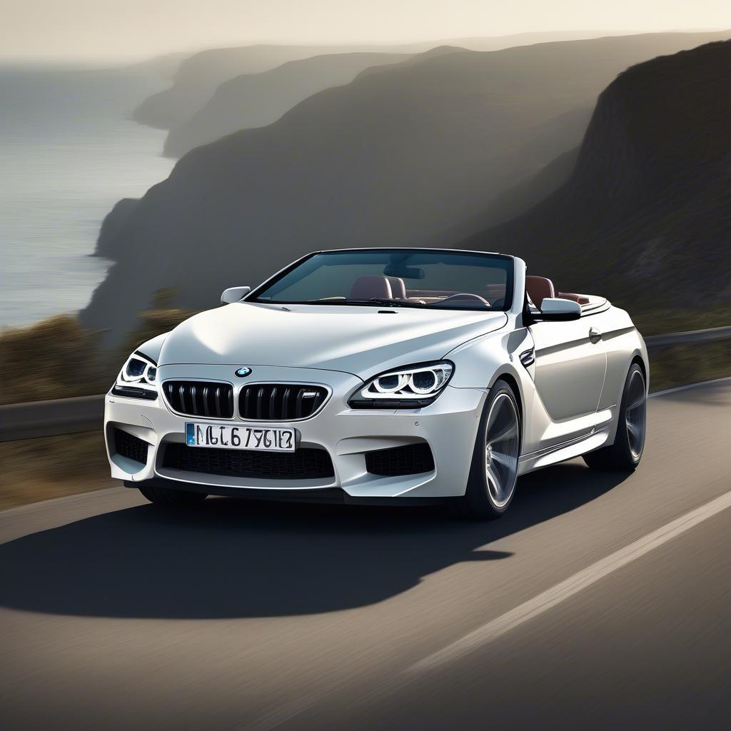 BMW M6 Convertible Trắng