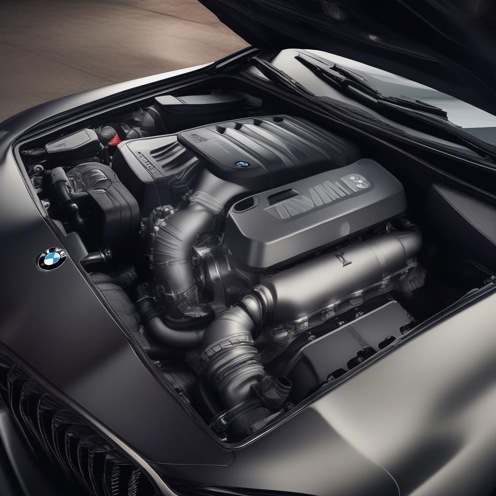 BMW M8 Mui Trần: Động Cơ V8 TwinPower Turbo Mạnh Mẽ