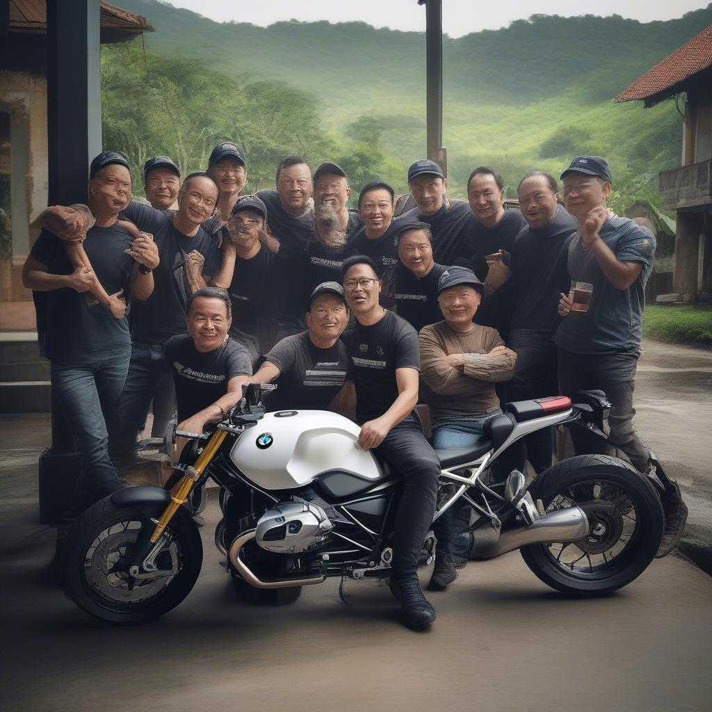 BMW R nineT và sự tương tác của cộng đồng bikerVietnam