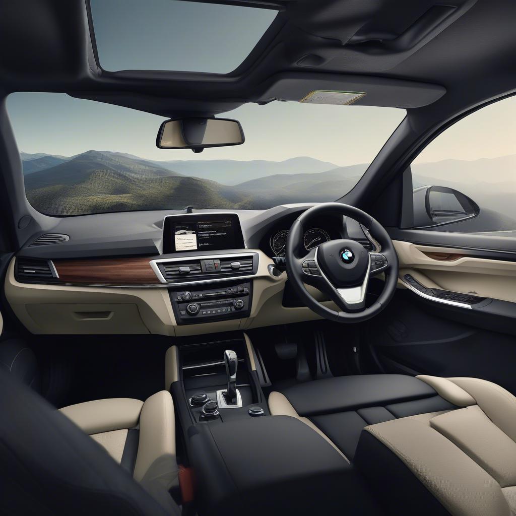 BMW X1 Hybrid Nội Thất Sang Trọng