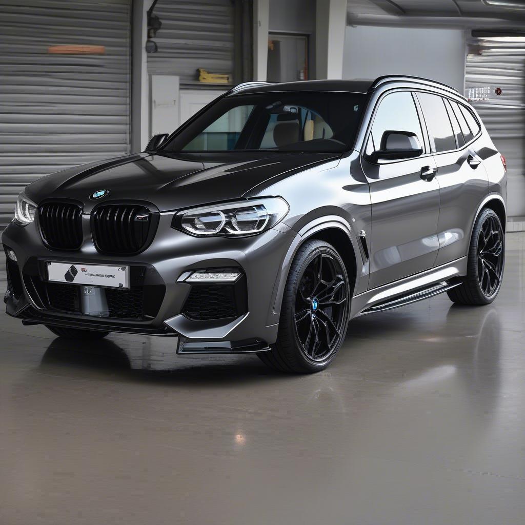 Tổng thể BMW X3 G01 sau khi độ M Sport Bodykit