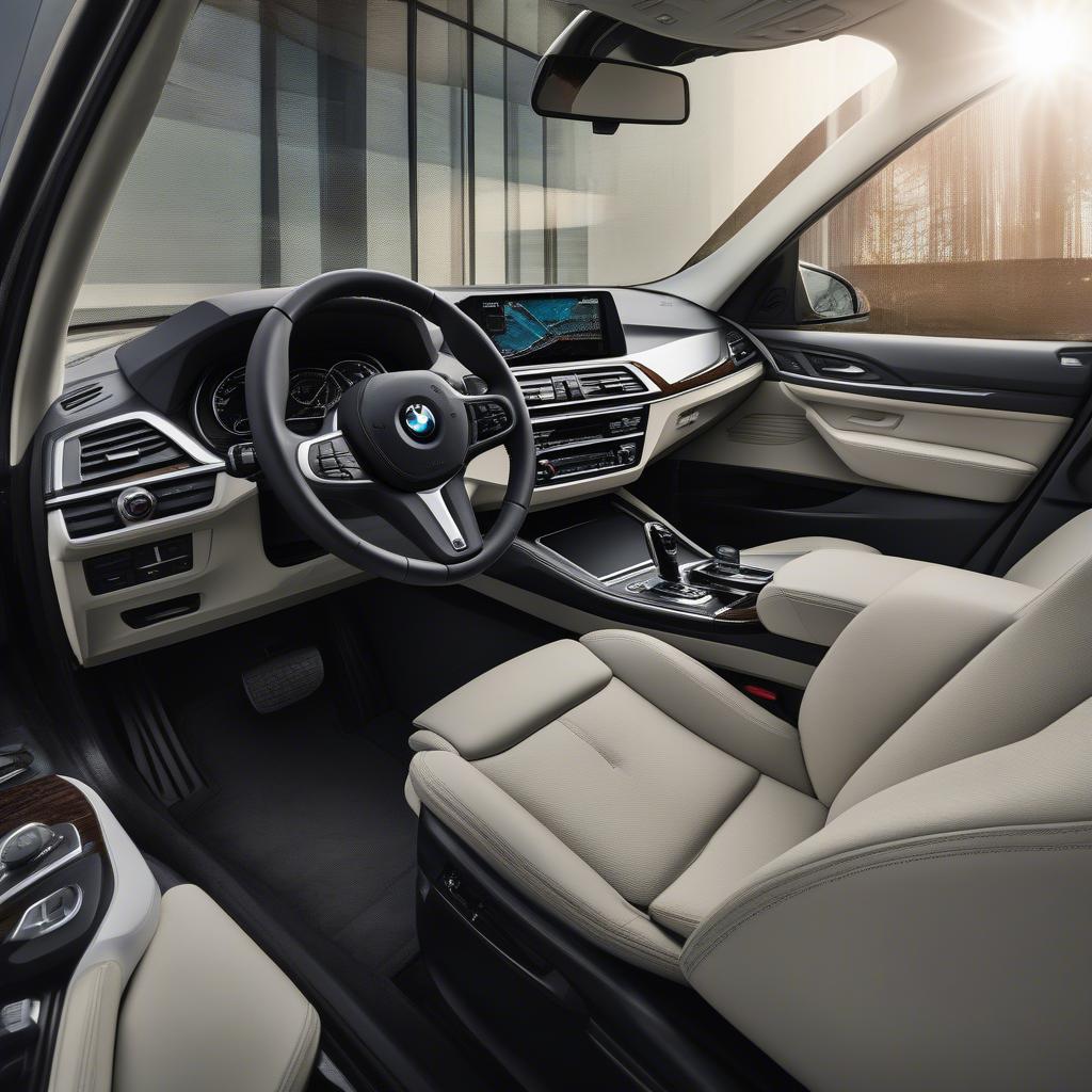 Nội thất BMW X3 Hybrid