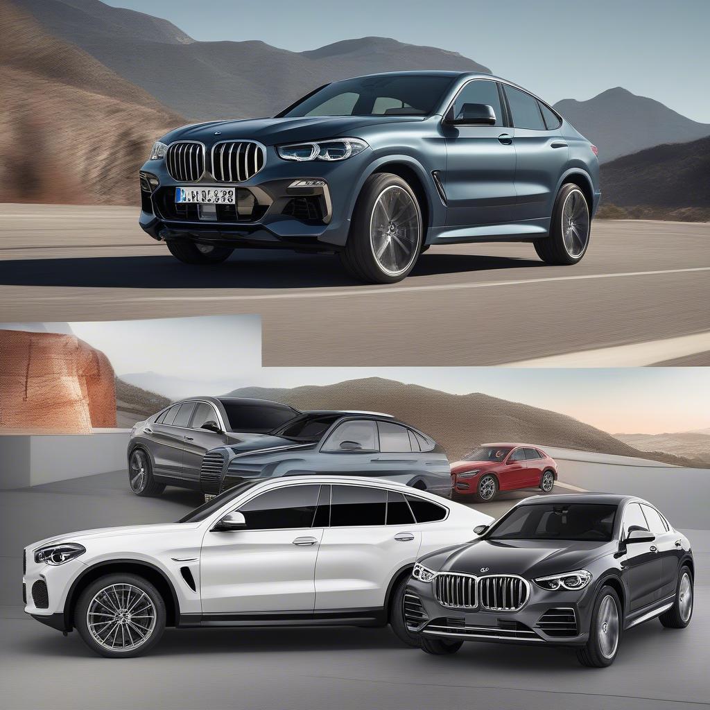 BMW X4 cạnh tranh với các đối thủ trong phân khúc SUV Coupe