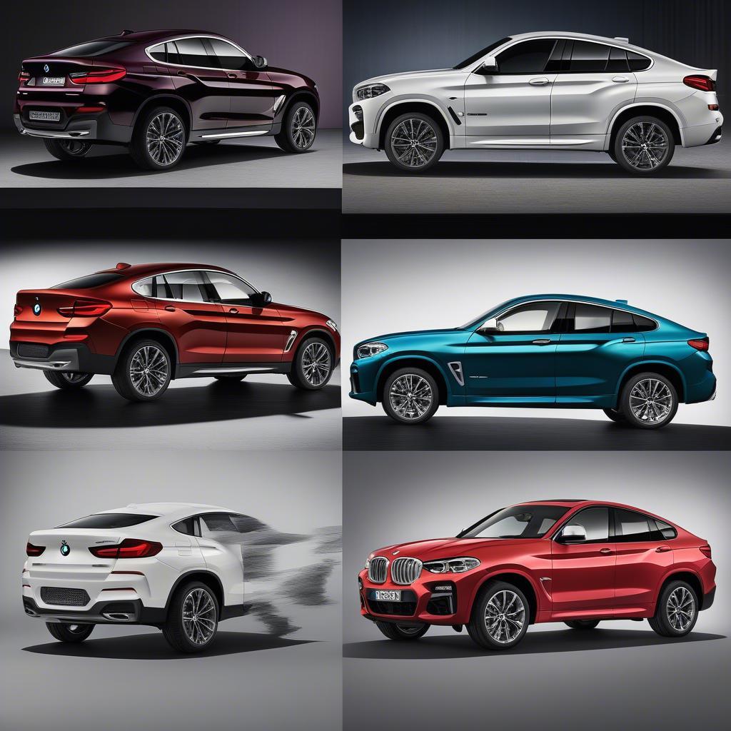 BMW X4 với nhiều màu sắc đa dạng