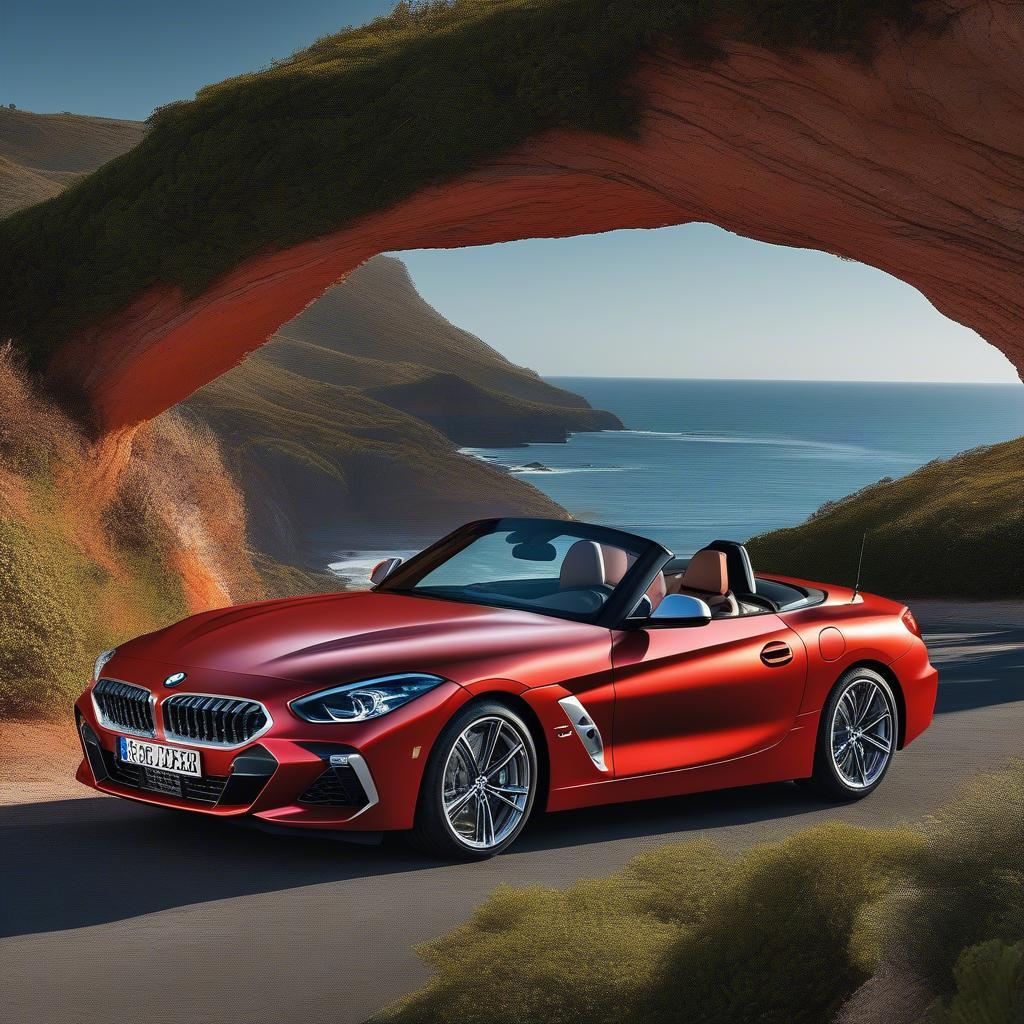 BMW Z4 2019 màu đỏ tại Úc