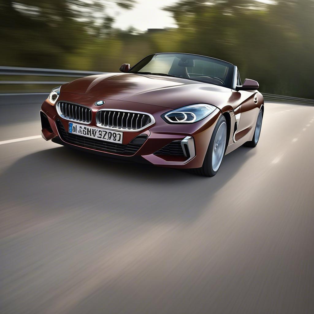 BMW Z4 sDrive28i trên đường cao tốc