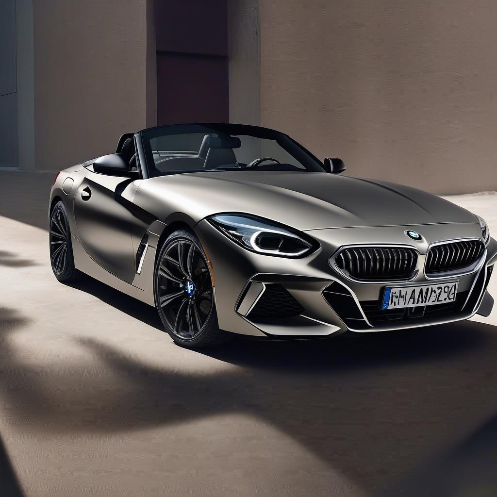 BMW Z4: Ngoại thất thể thao với các đường nét sắc sảo, nội thất sang trọng với chất liệu da cao cấp và công nghệ tiên tiến.