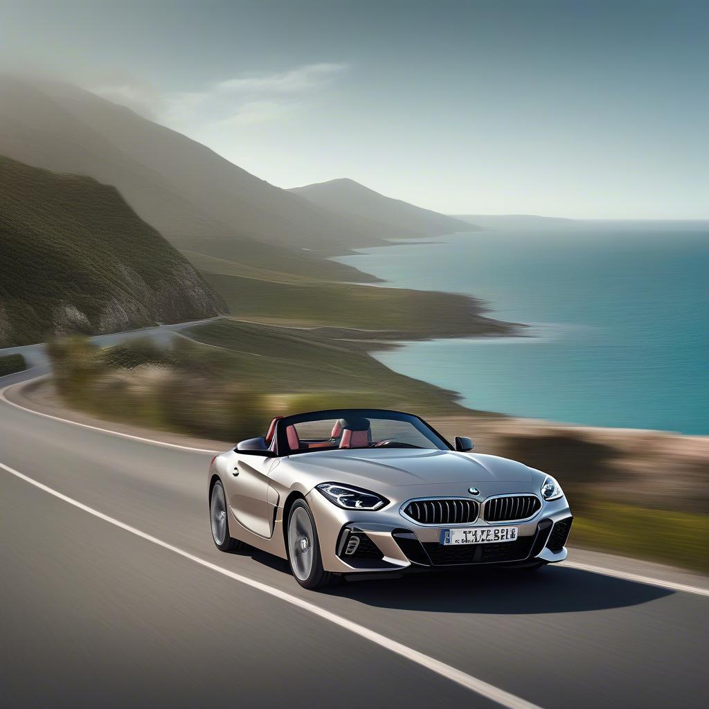 BMW Z4: Chiếc xe lướt trên con đường ven biển tuyệt đẹp, tạo nên một bức tranh hoàn hảo về cuộc sống thượng lưu.