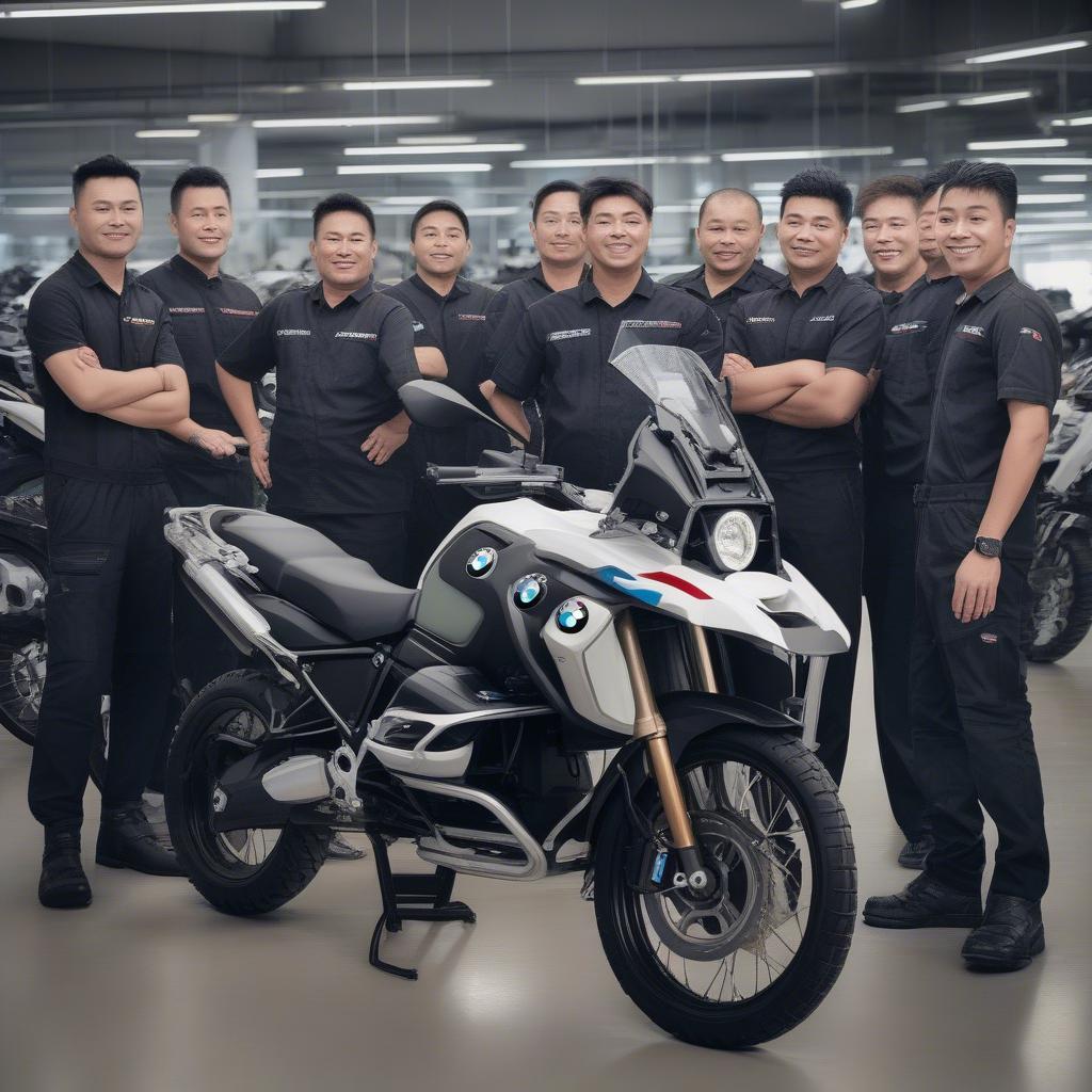 Đội ngũ kỹ thuật viên BMW Cầu Giấy