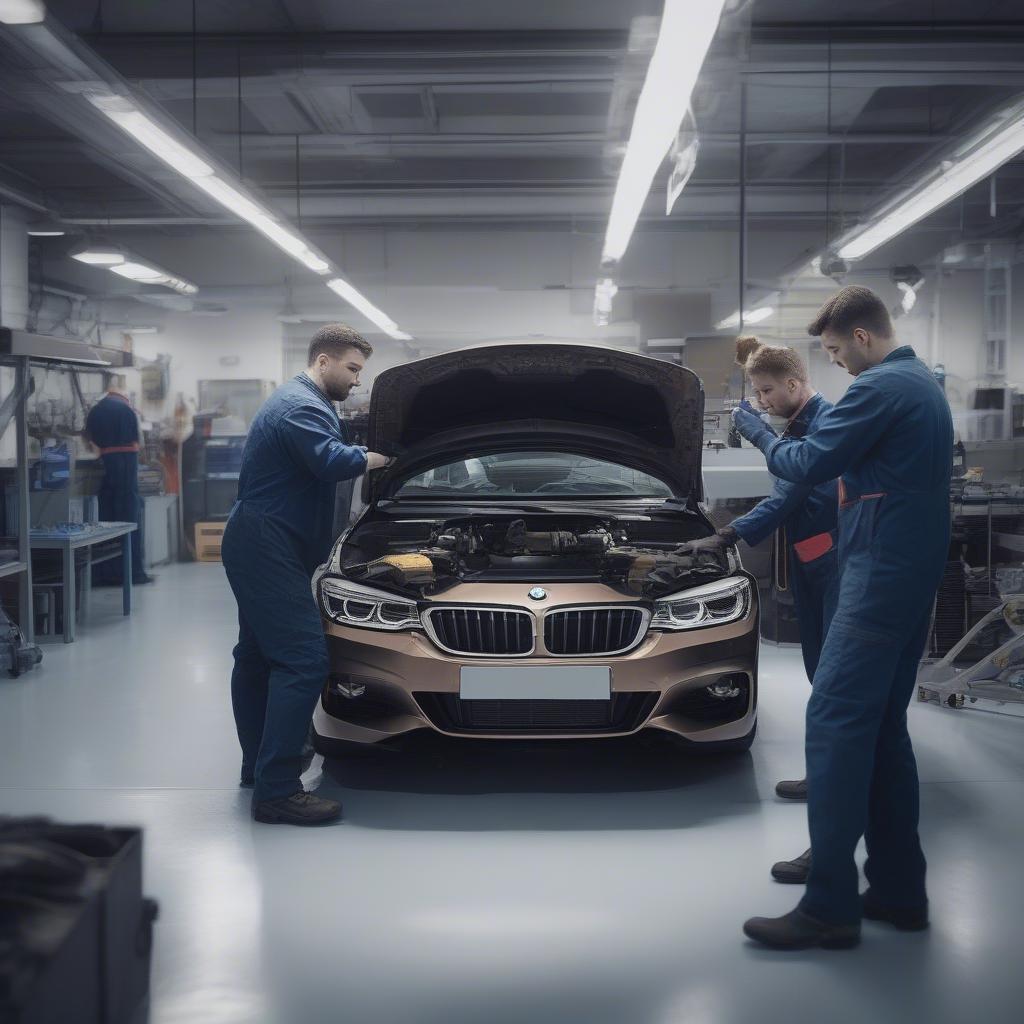 Đội Ngũ Kỹ Thuật Viên Chuyên Nghiệp BMW Cầu Giấy