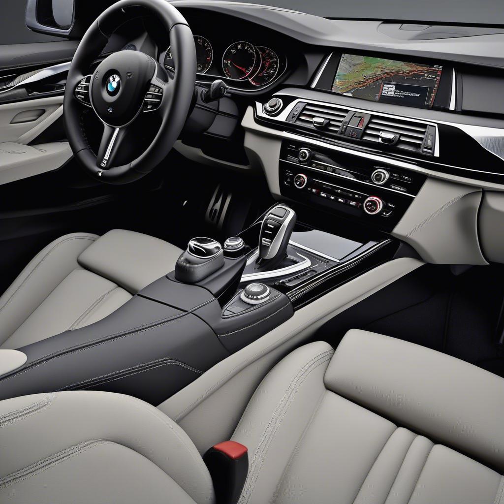 Hộp số BMW M5 F10 2016 hiện đại