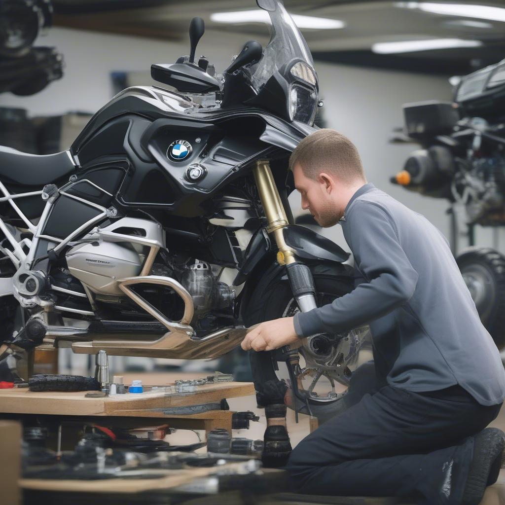 Kiểm tra BMW R1200GS Low Suspension