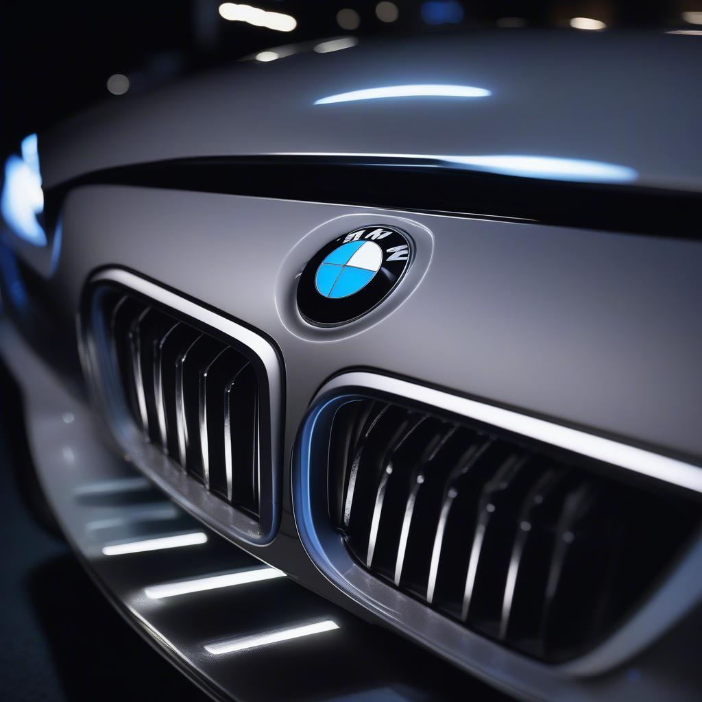 Logo BMW Phát Sáng Ban Đêm