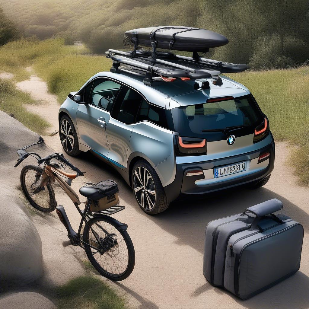 Roof Rack BMW i3 Chở Đồ