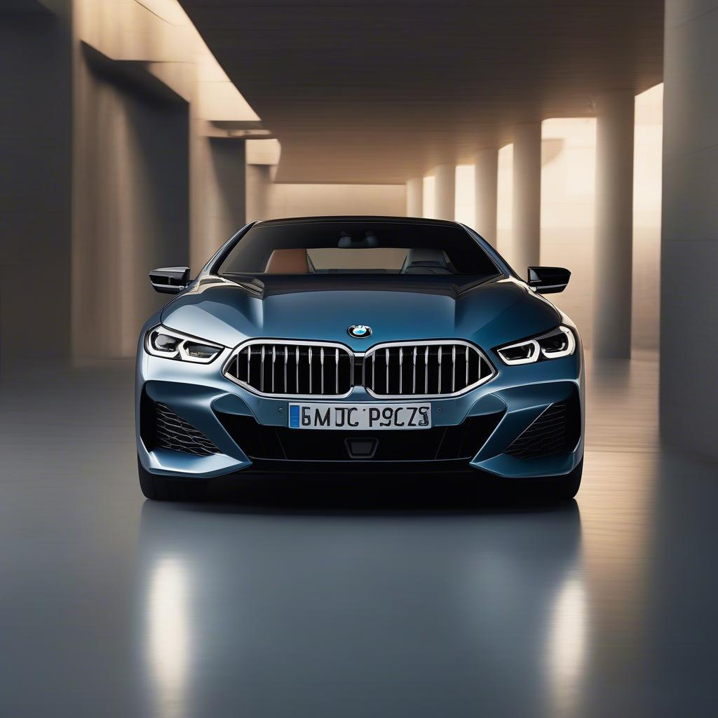 Thiết kế đầu xe BMW 8 Series mạnh mẽ và hiện đại