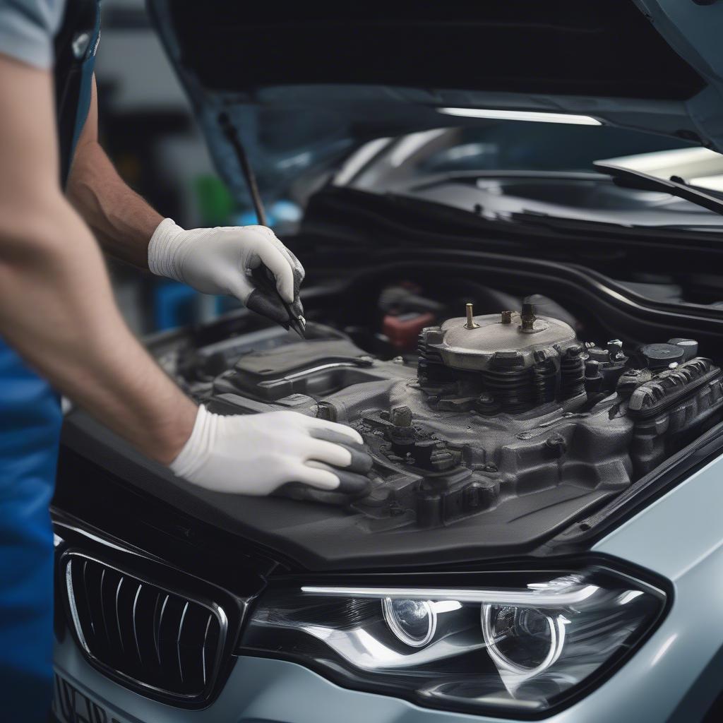 Tiệm sửa BMW chuyên nghiệp với kỹ thuật viên lành nghề