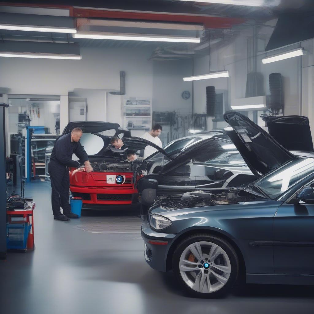 Các tiêu chí lựa chọn garage sửa BMW