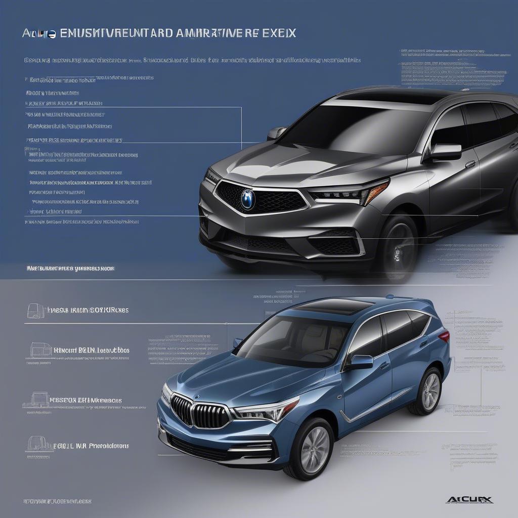 So sánh động cơ Acura RDX và BMW X5