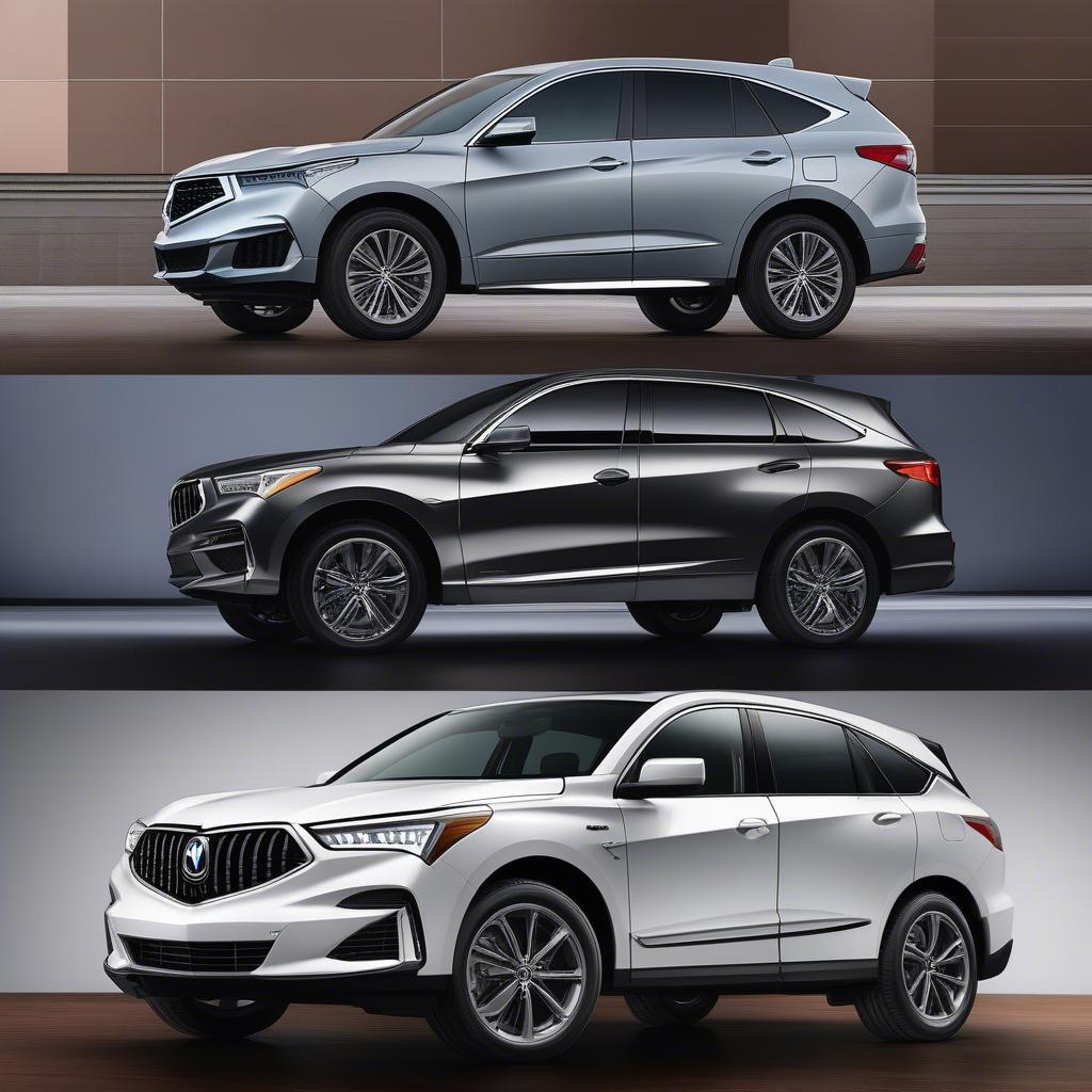 So sánh ngoại thất Acura RDX và BMW X5