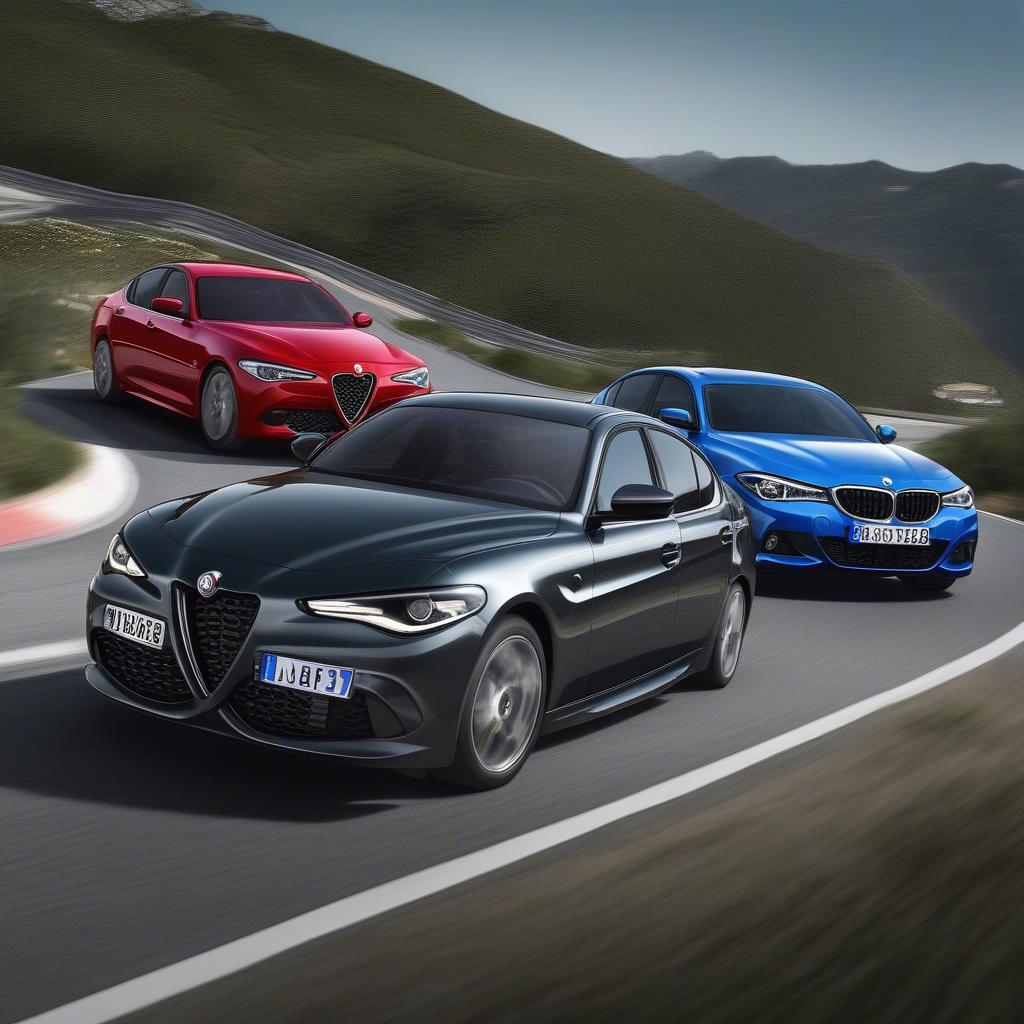 So sánh vận hành Alfa Romeo Giulia và BMW 3 Series