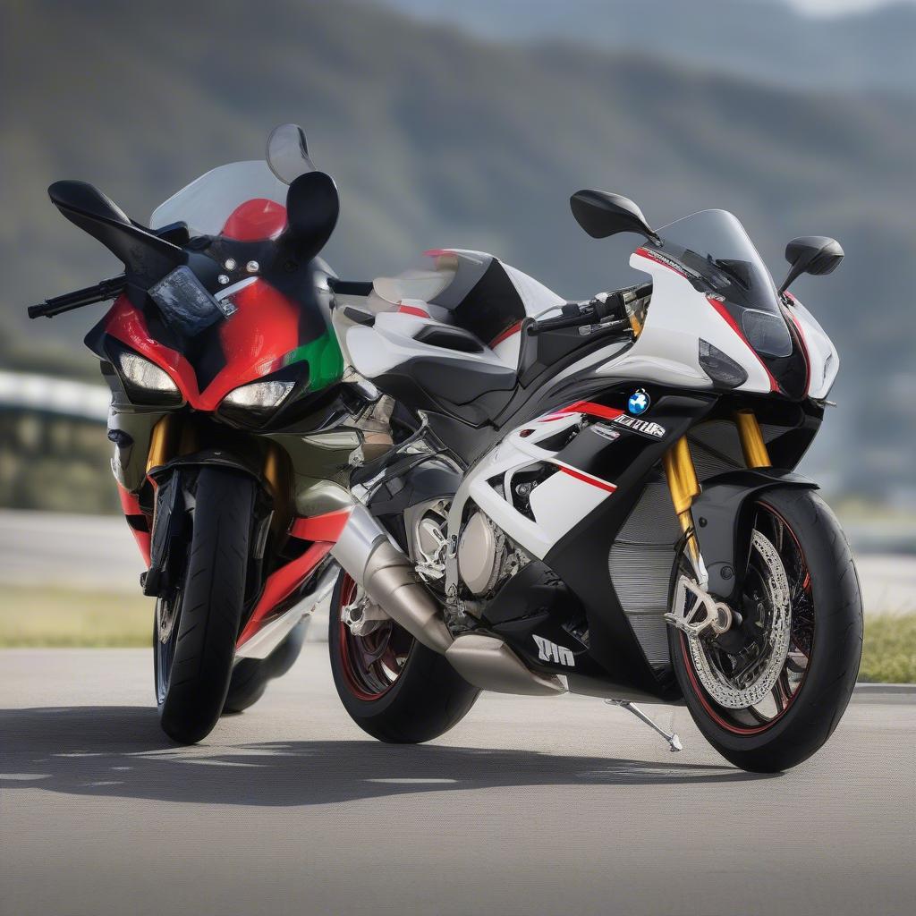 Aprilia RSV4 vs BMW S1000RR: Thiết kế