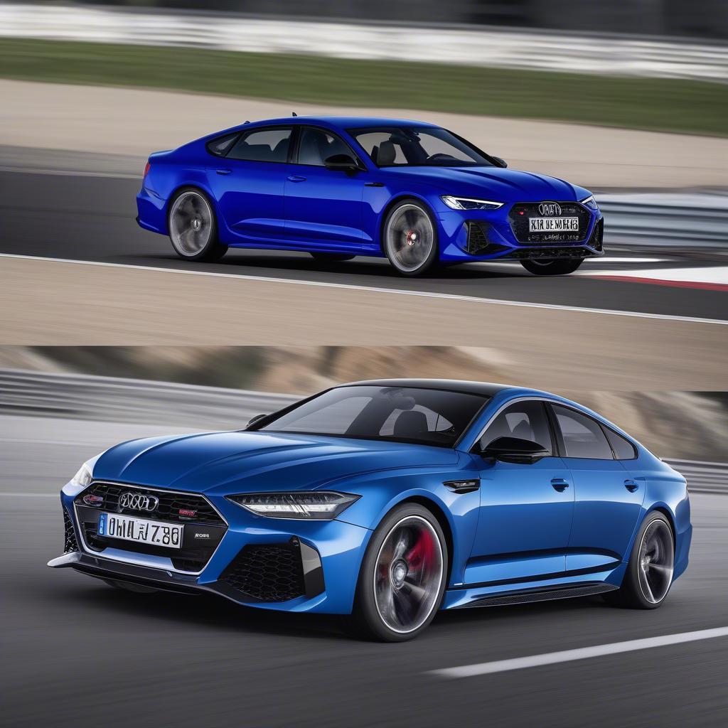 So sánh hiệu năng Audi RS7 và BMW M5