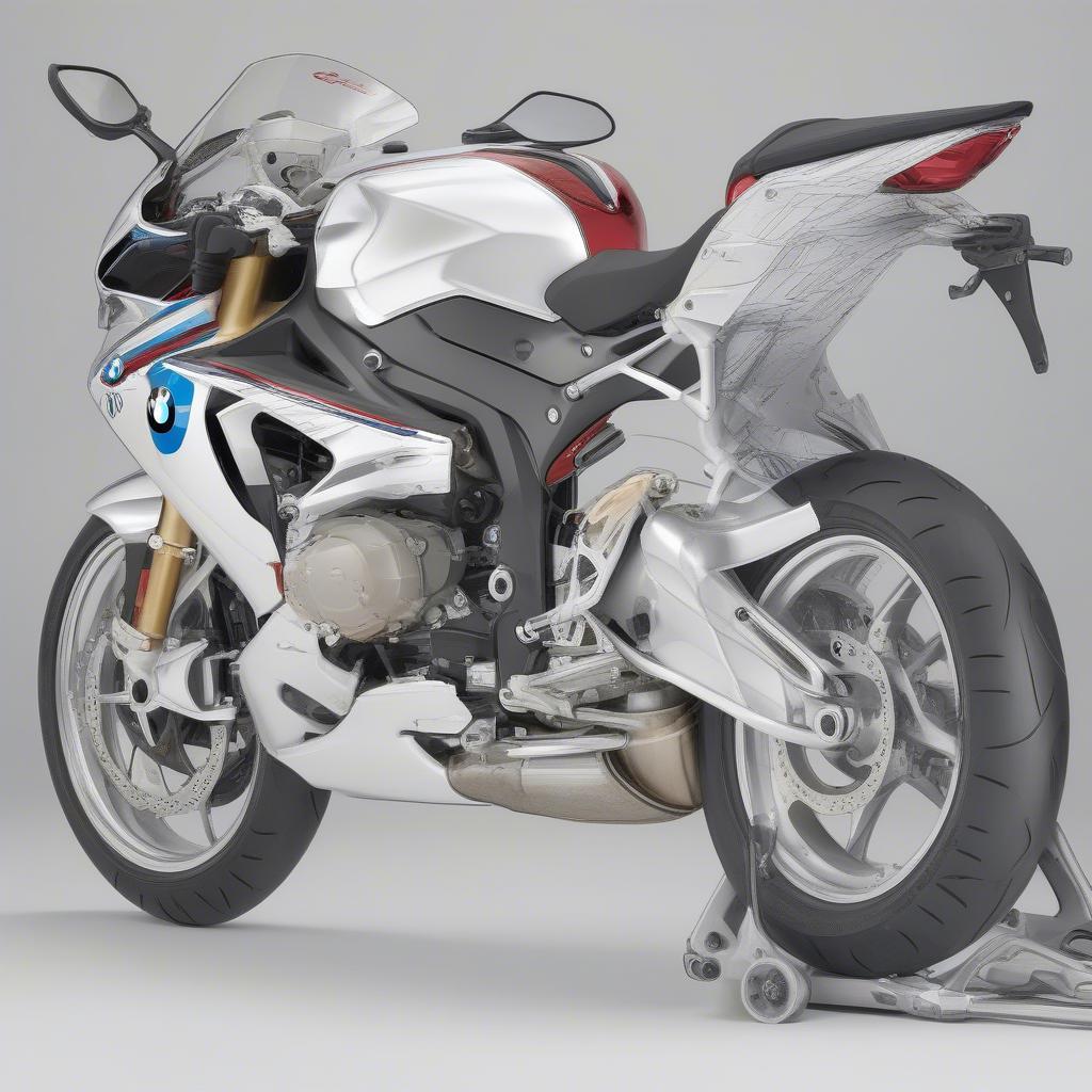 Bản vẽ khung BMW S1000RR