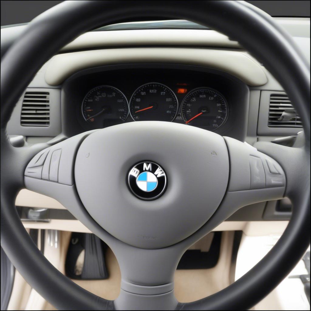 Bảng điều khiển BMW 325i 2002 sang trọng và tiện nghi